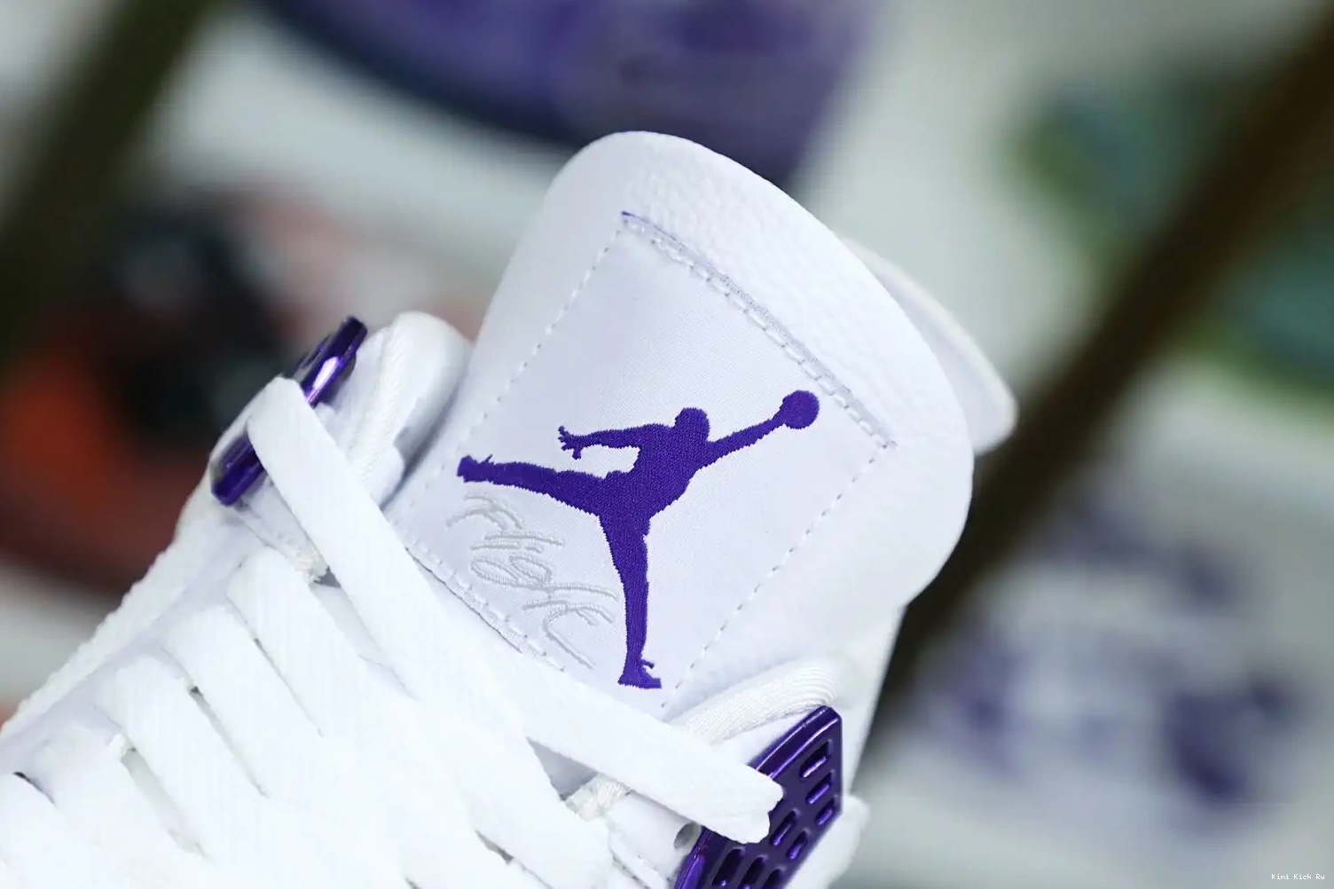 Kimikick PURPLE JORDAN 4 METALLIC AIR 0627